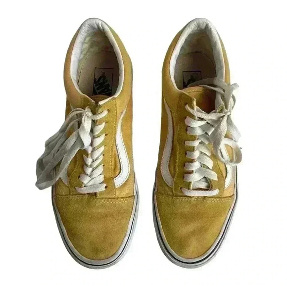 Vans Old Skool Unisex Sneakers Yellow Size 8.5 Men's / 10 Women's Skateboarding - Picture 2 of 10